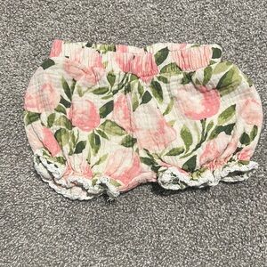 SweetHoney spring‎ summer Muslin bubble floral shorts 12 months